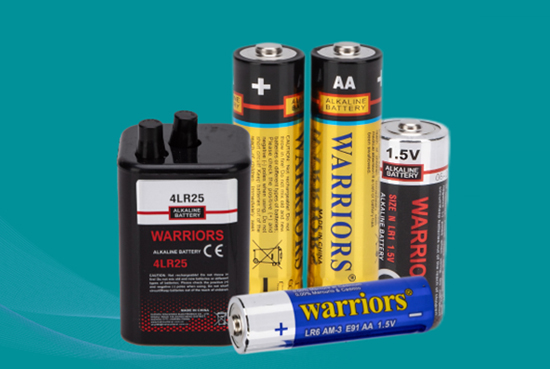 warriors碱性电池里有什么材料?