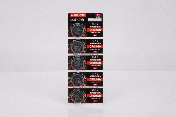 CR2450-5只卡 （锂锰纽扣电池）