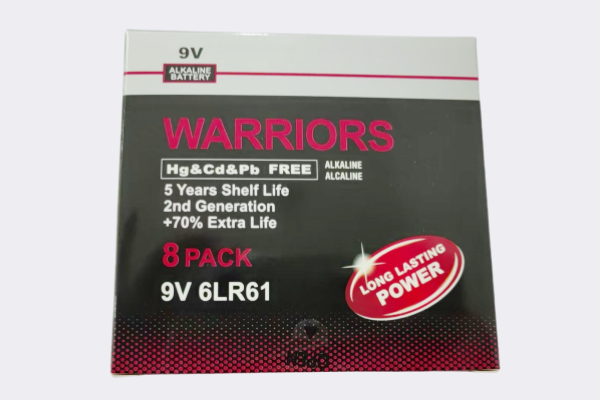 9V碱性电池 8只盒装